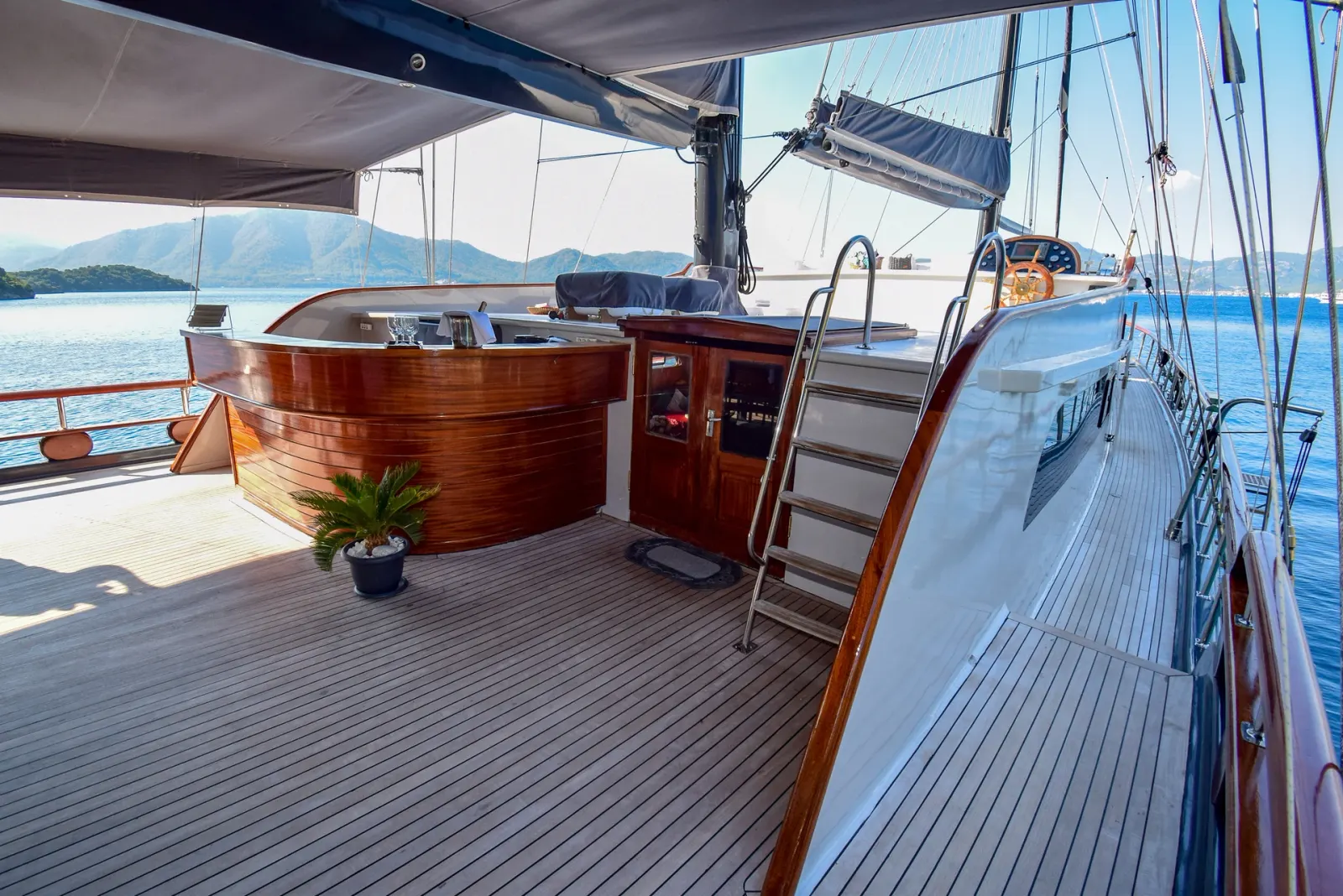 Ugur sailing in Marmaris