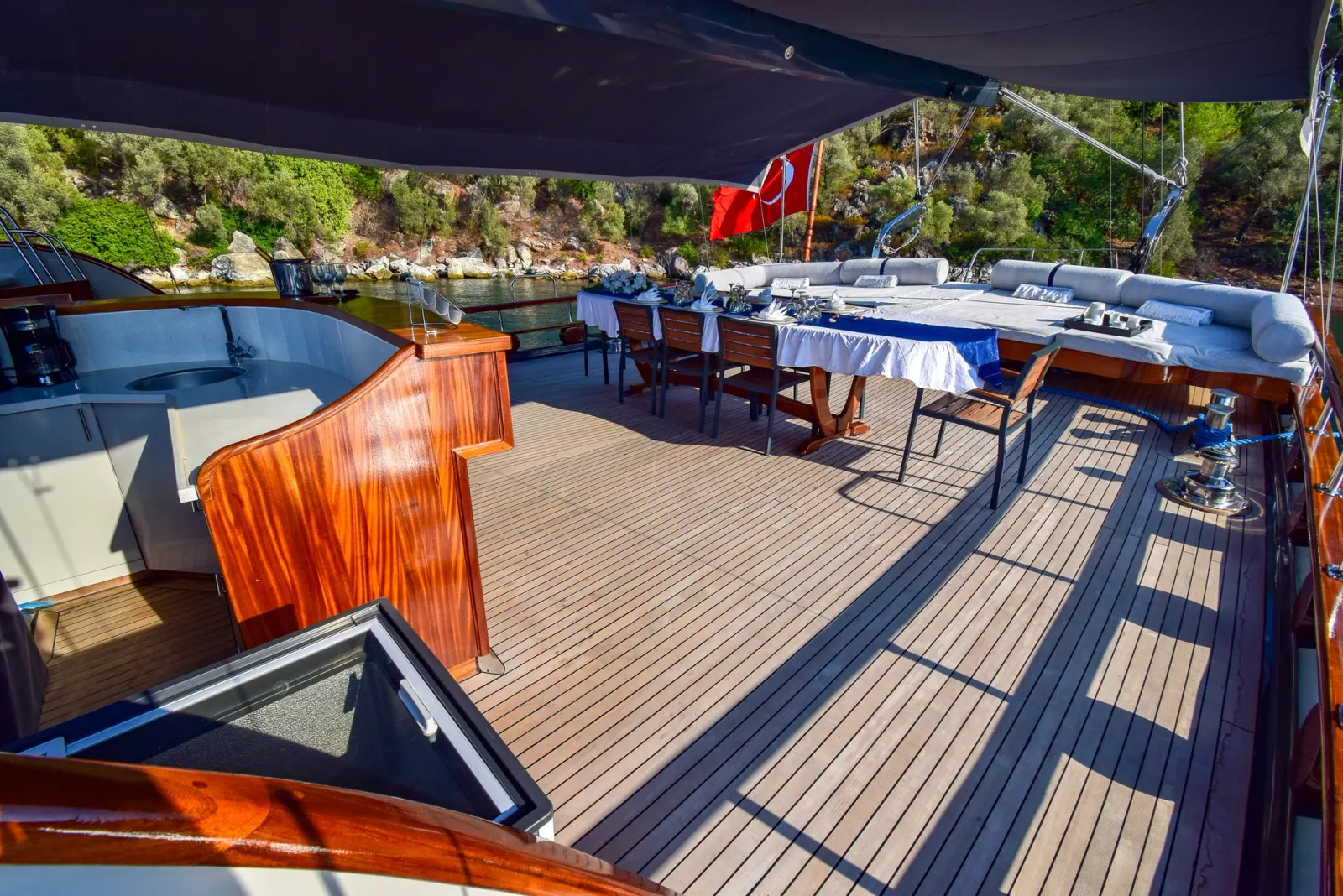 Ugur sailing in Marmaris