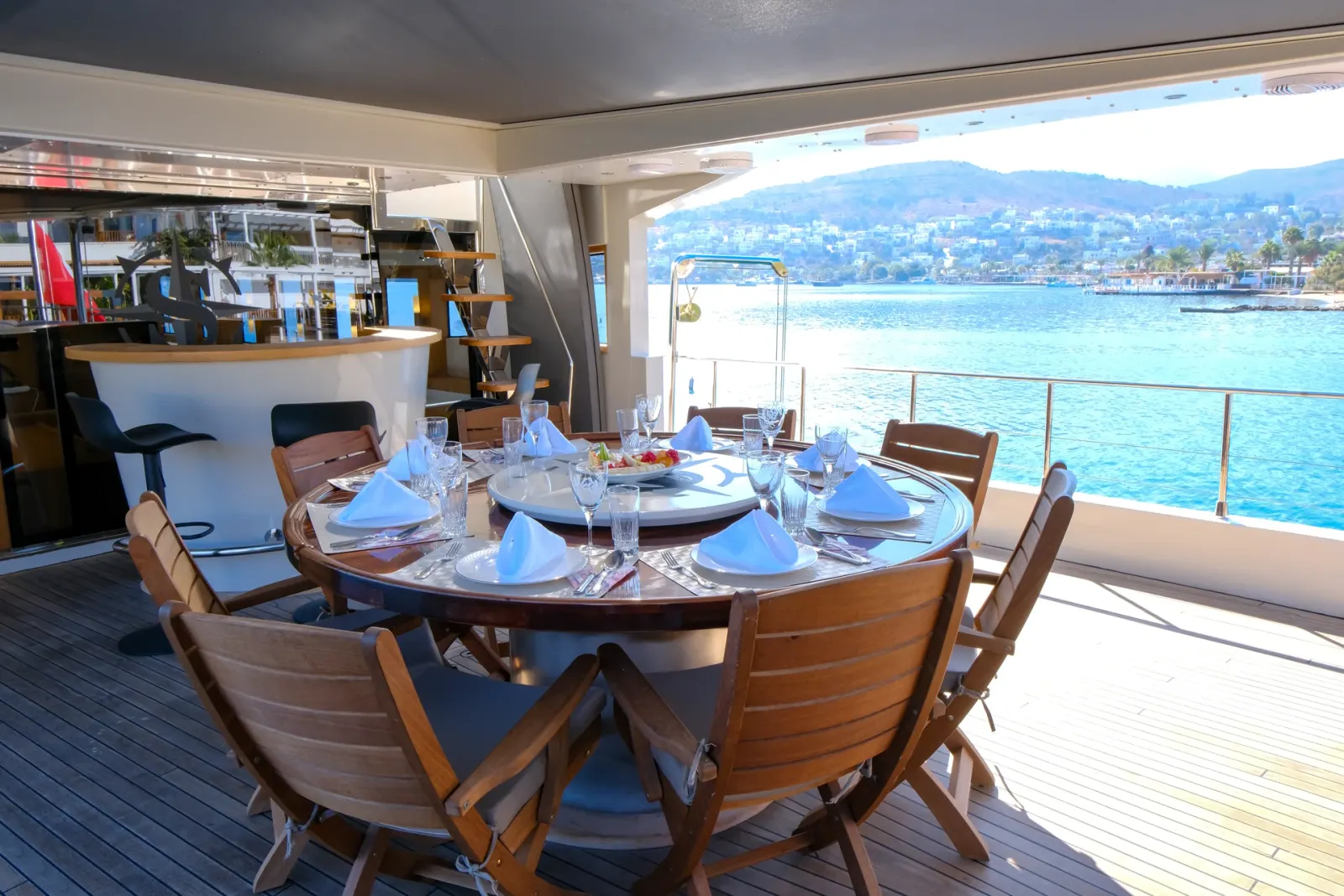 Süreyya sailing in Bodrum