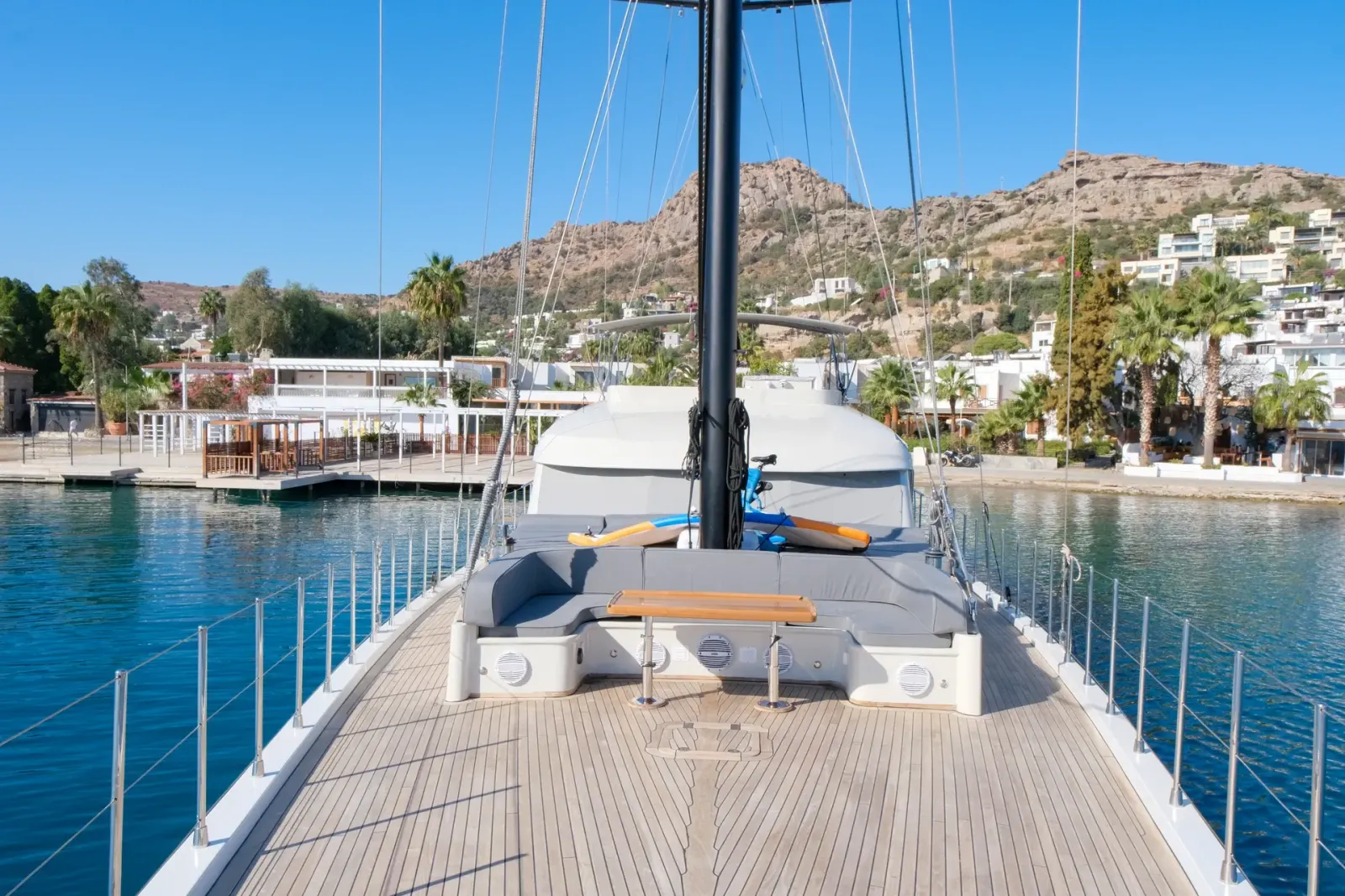 Süreyya sailing in Bodrum