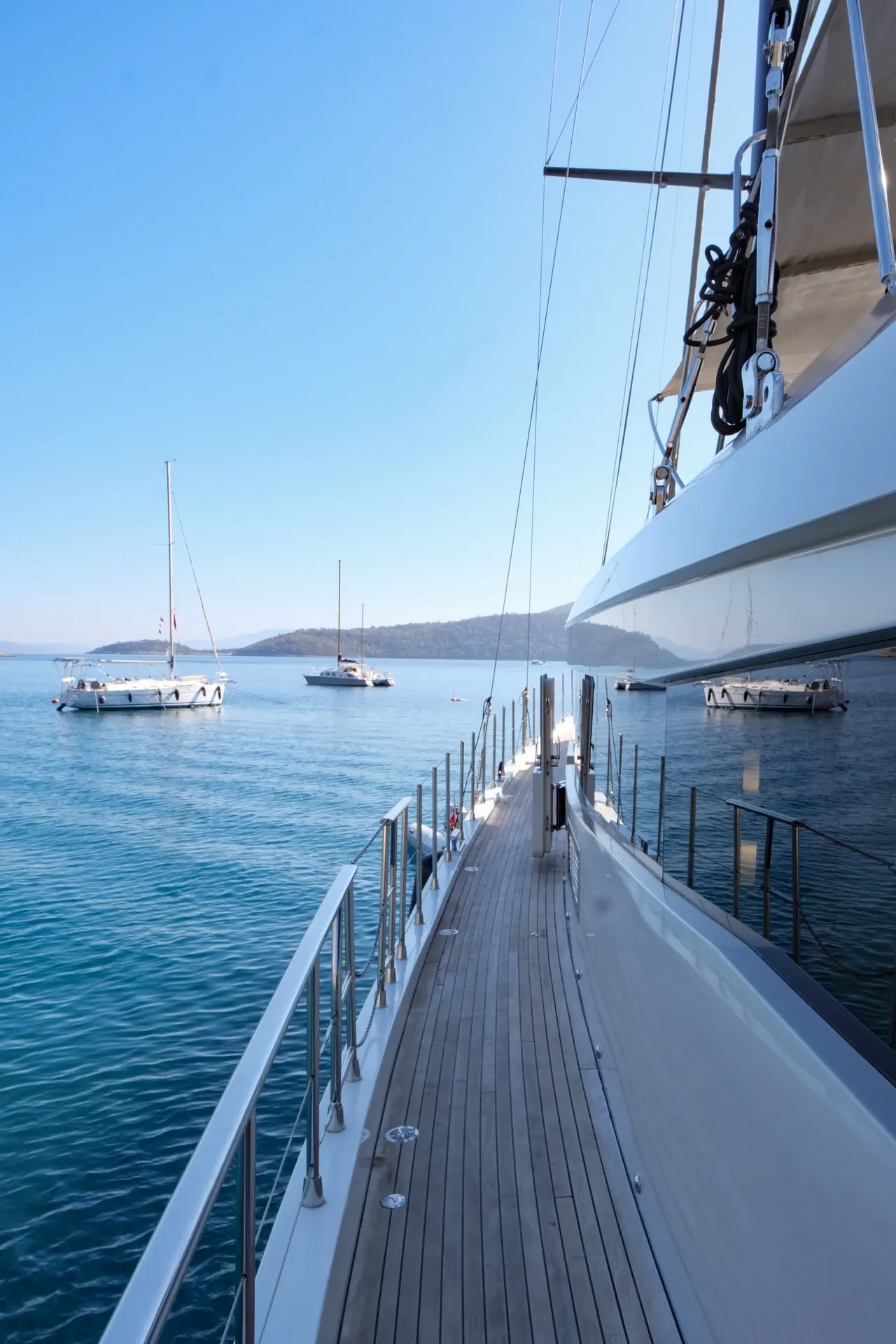 Süreyya sailing in Bodrum