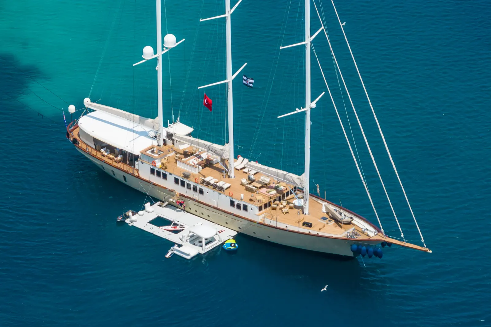 Yazz Gulet / Superyacht interior cabin view