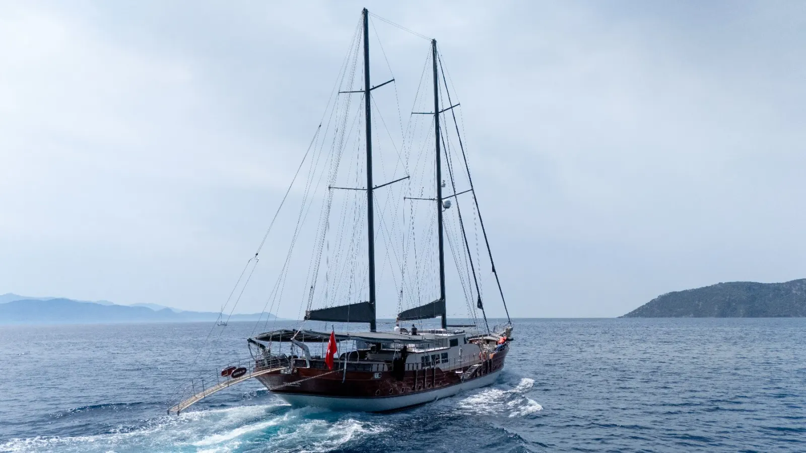 Berrak Su sailing in Marmaris