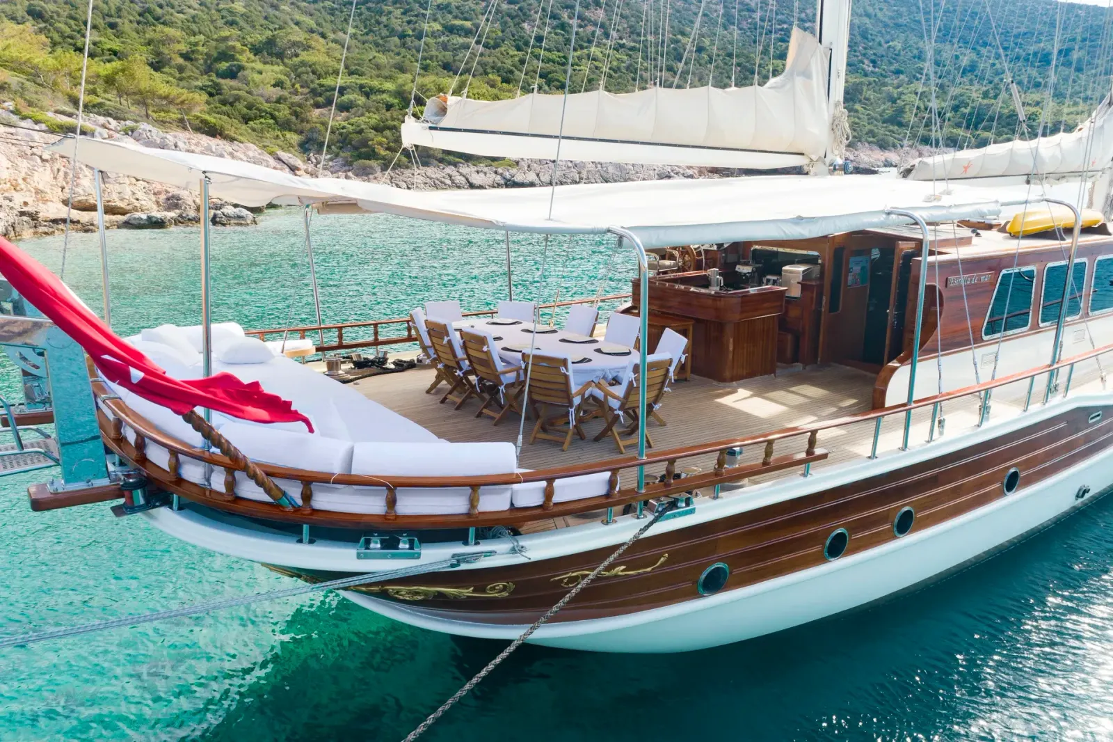 Estrella De Mar sailing in Bodrum