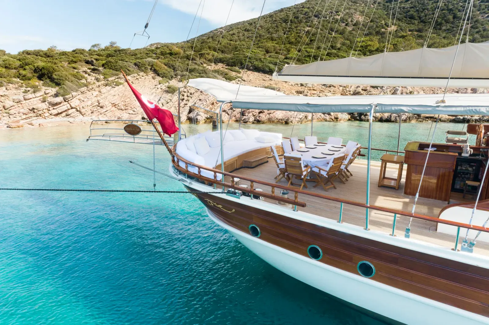 Estrella De Mar sailing in Bodrum