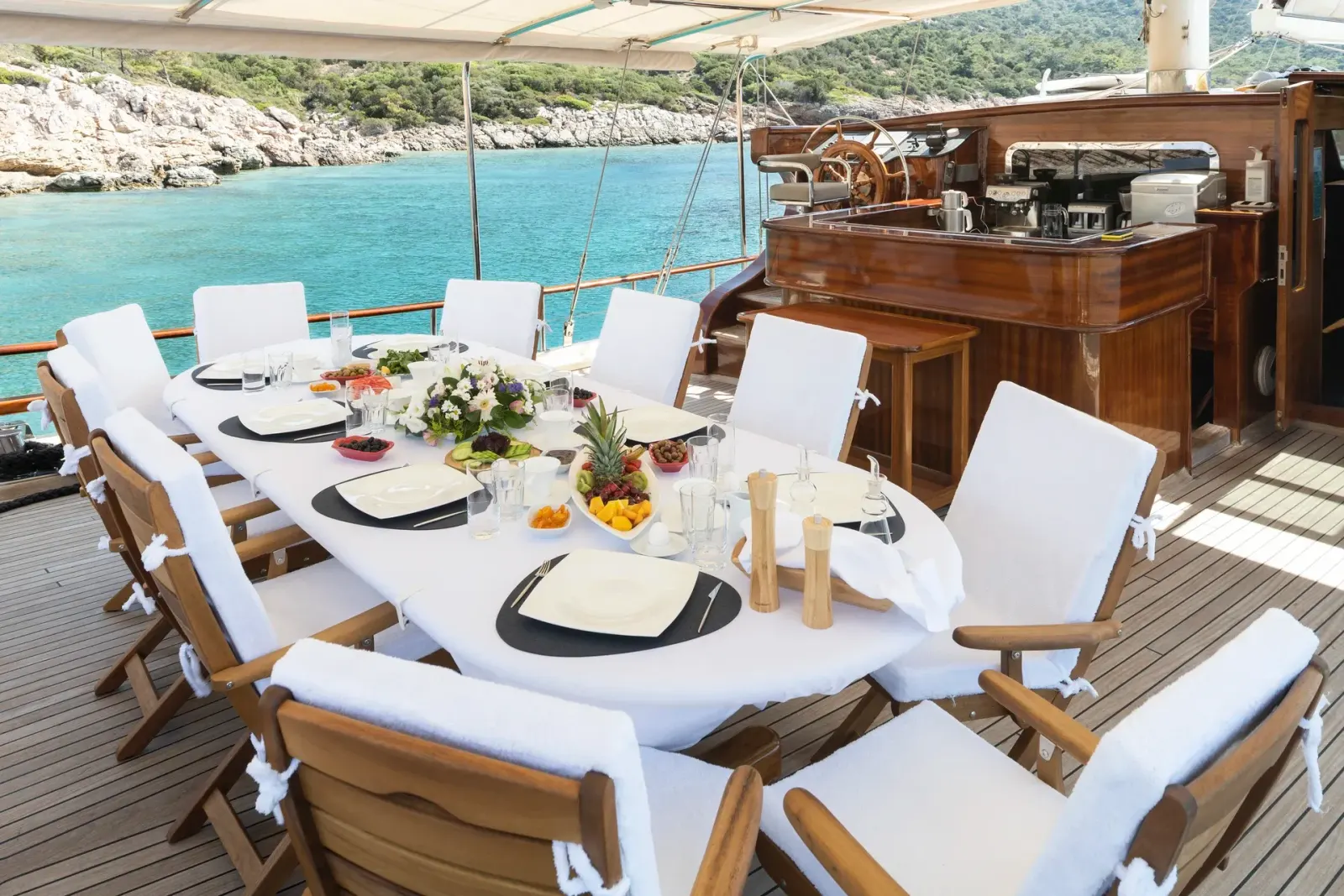 Estrella De Mar sailing in Bodrum
