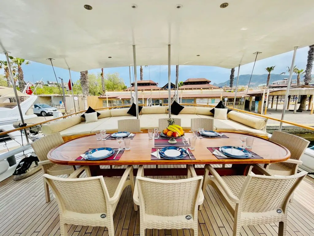 Pam sailing in Bodrum