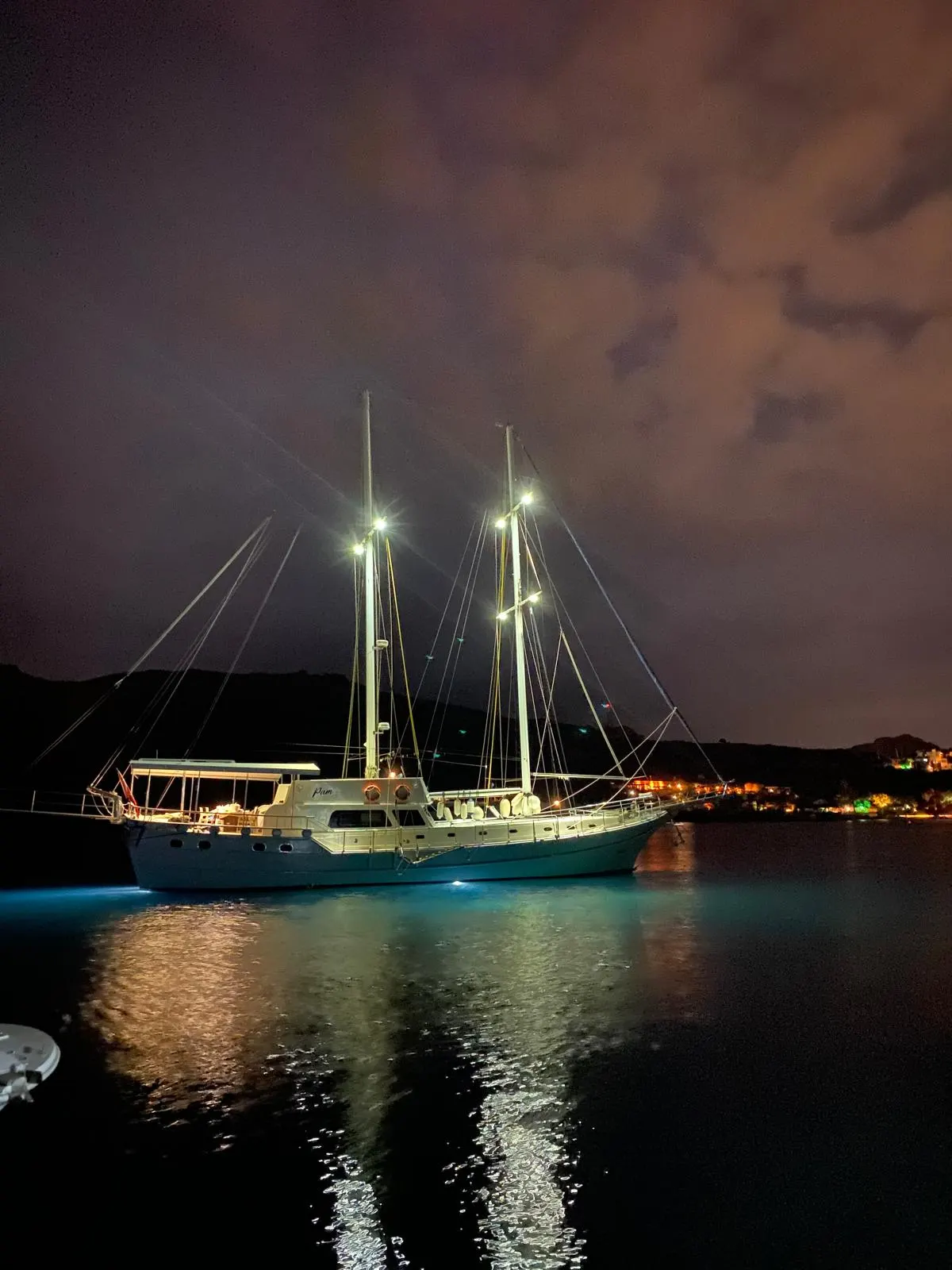 Pam sailing in Bodrum