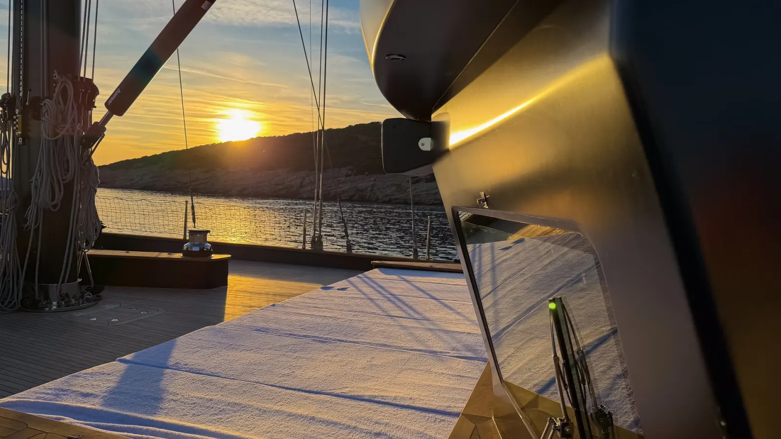 Oguz Khan sailing in Bodrum
