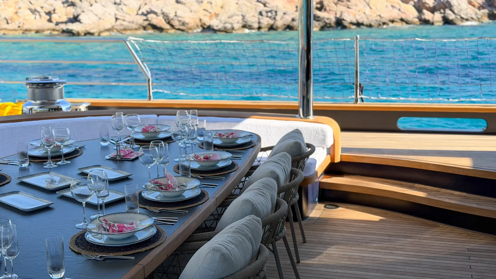 Oguz Khan sailing in Bodrum