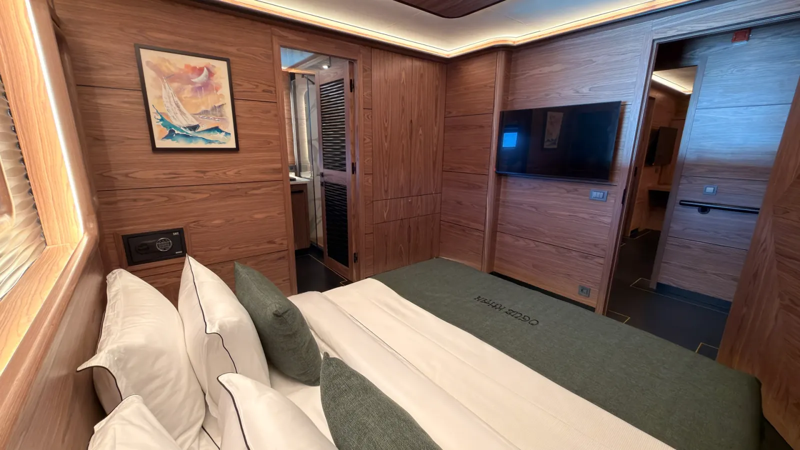 Oguz Khan sailing in Bodrum
