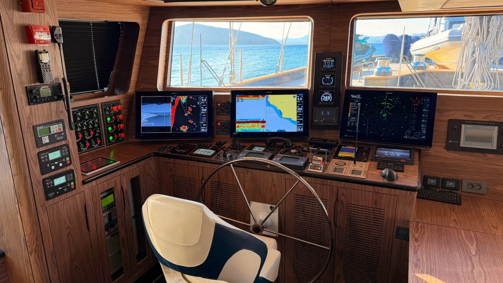 Oguz Khan sailing in Bodrum