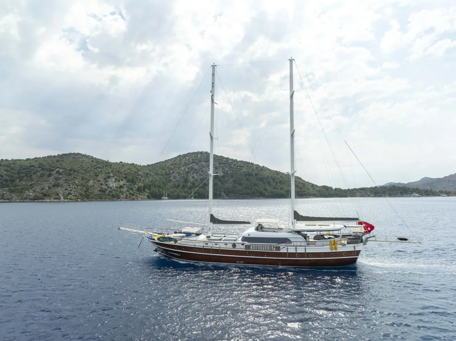 Kaan Ayaz sailing in Marmaris