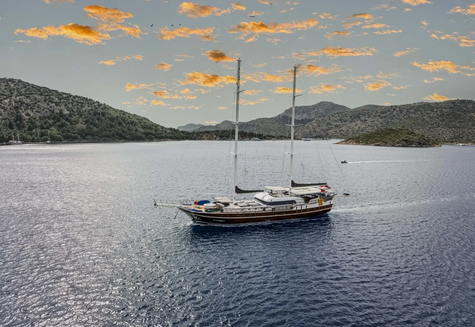 Kaan Ayaz sailing in Marmaris