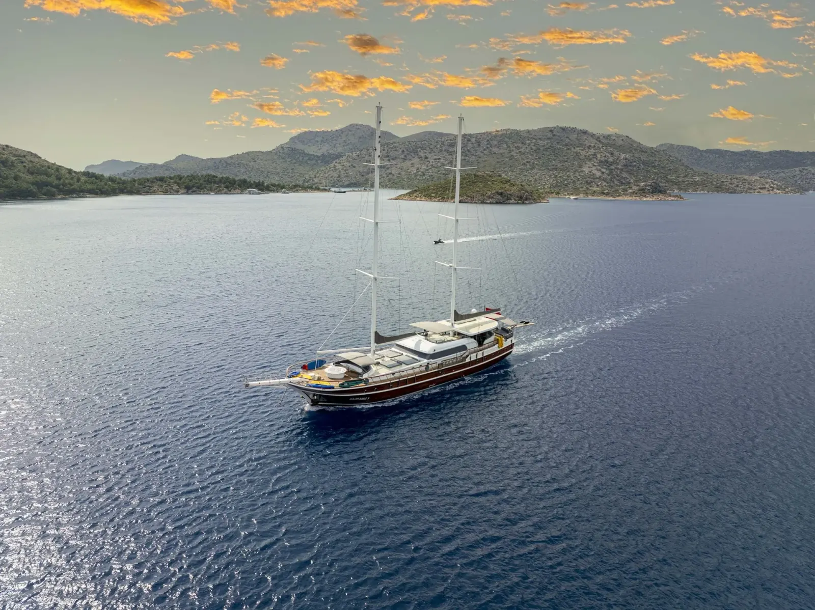Kaan Ayaz sailing in Marmaris