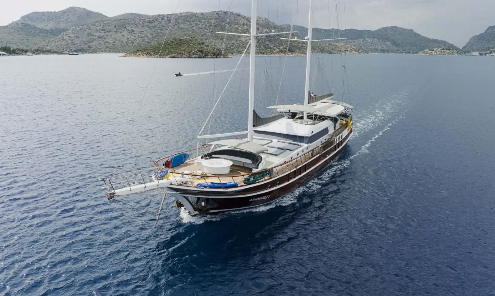 Kaan Ayaz sailing in Marmaris