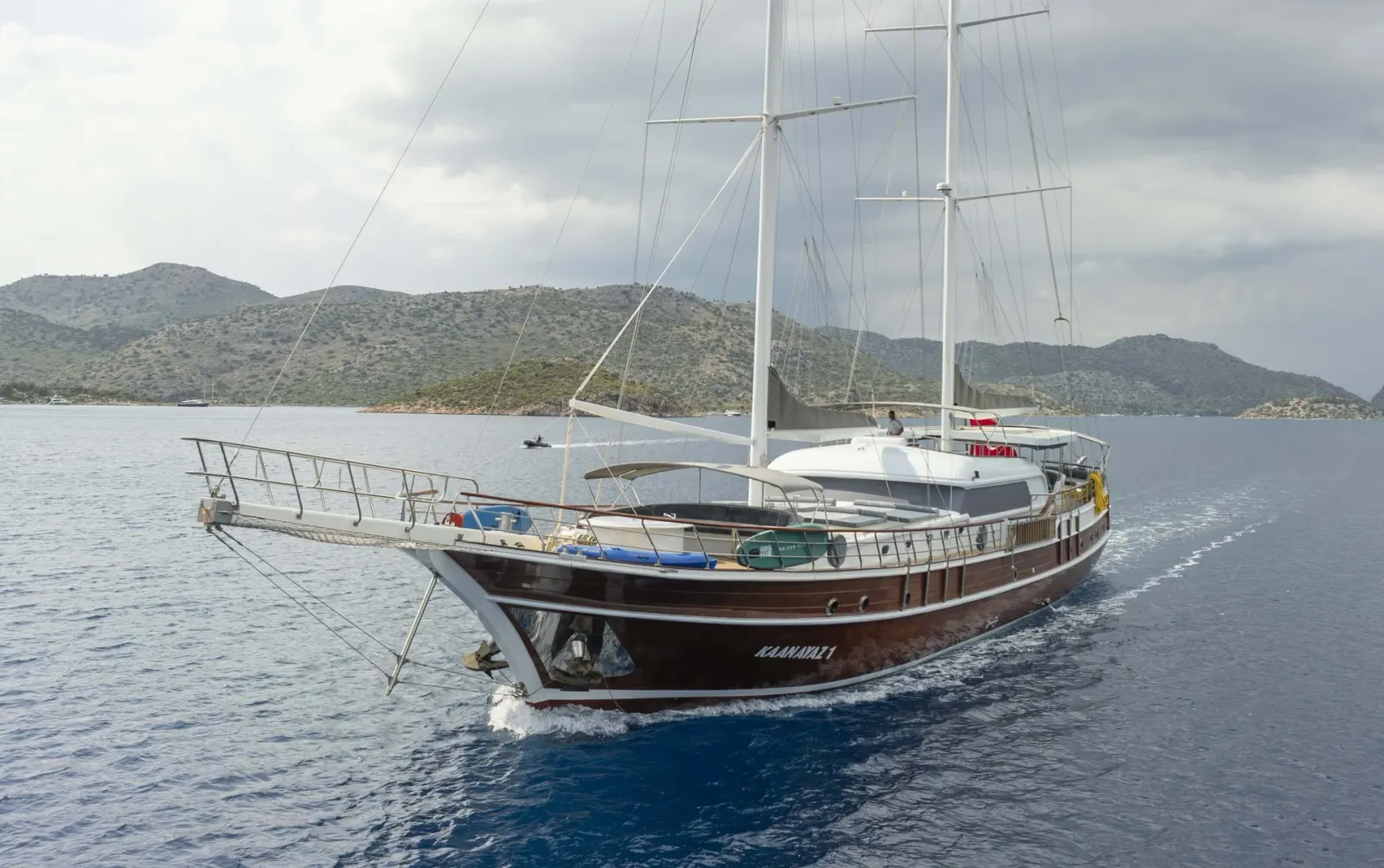Kaan Ayaz sailing in Marmaris
