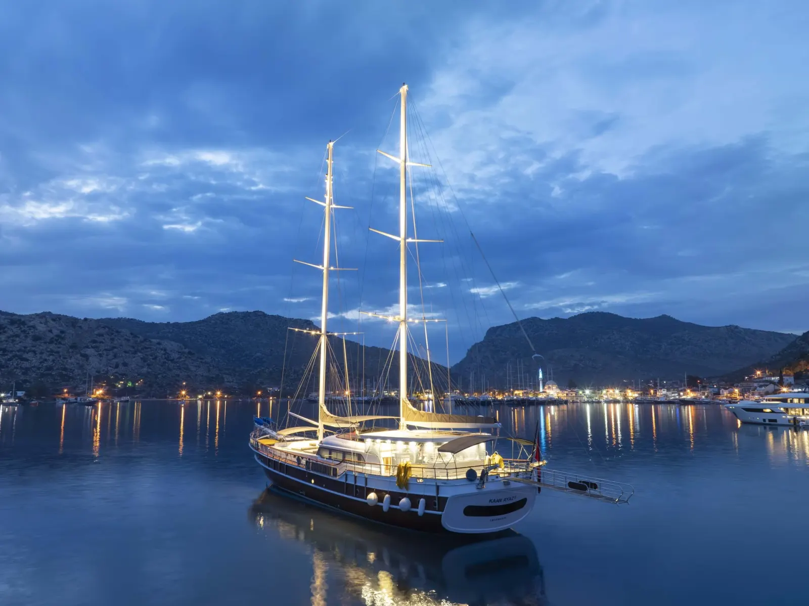 Kaan Ayaz sailing in Marmaris