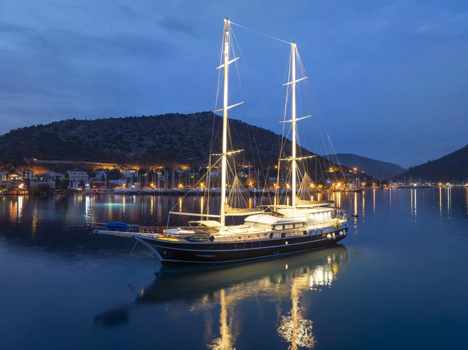 Kaan Ayaz sailing in Marmaris