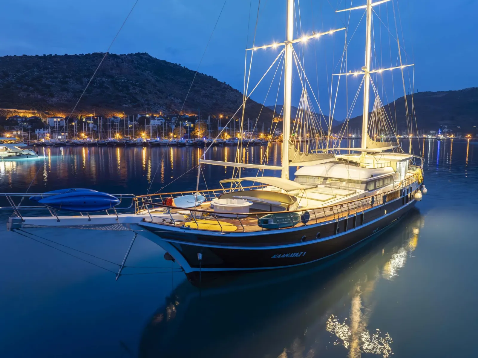 Kaan Ayaz sailing in Marmaris