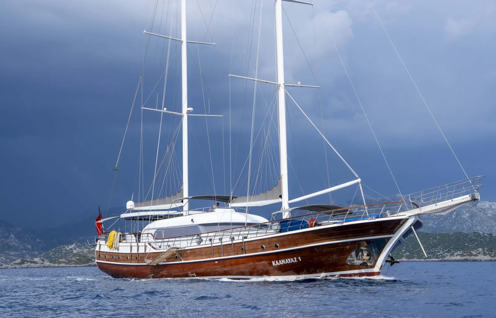 Kaan Ayaz sailing in Marmaris