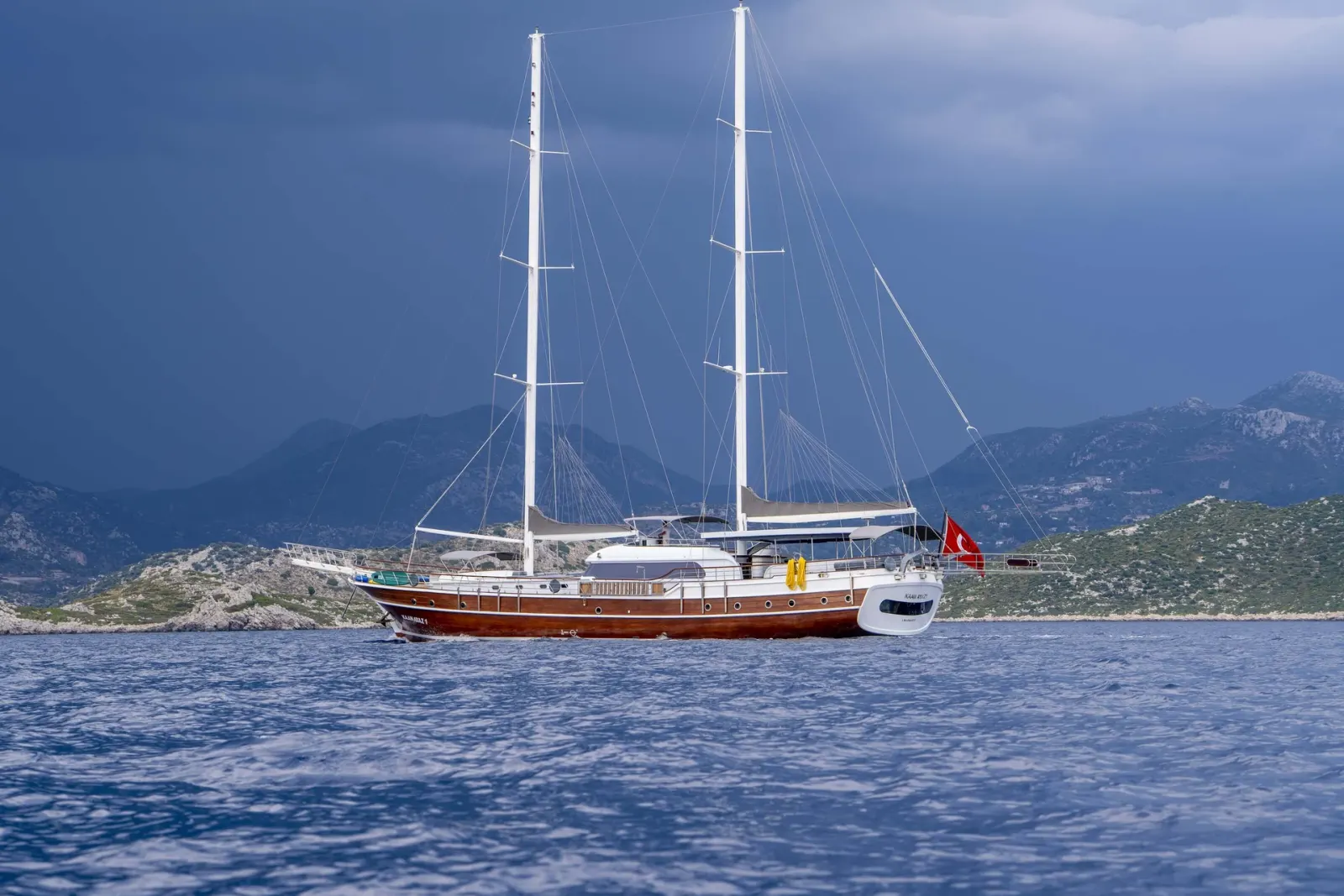 Kaan Ayaz sailing in Marmaris