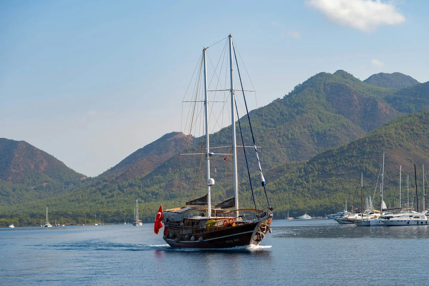 Yucebey sailing in Marmaris