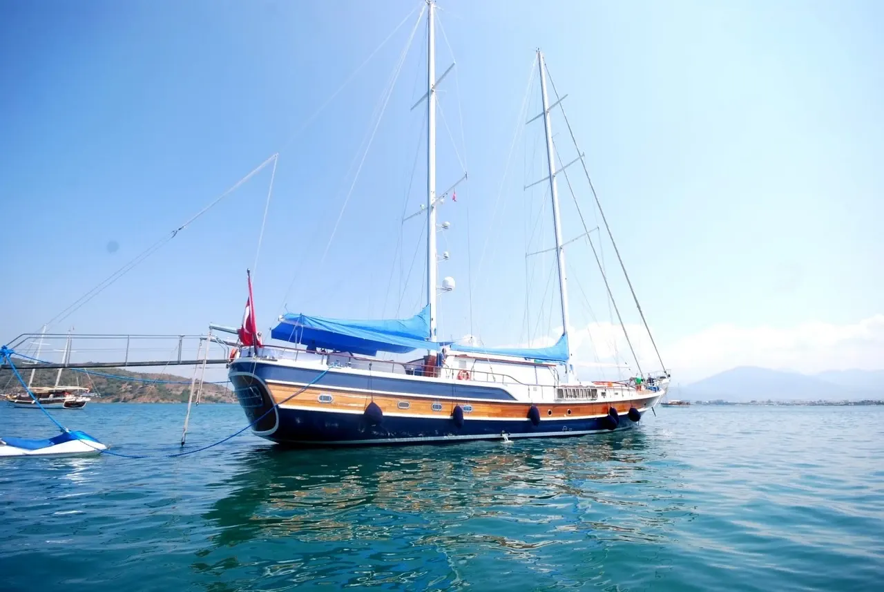 Ece Berrak sailing in Marmaris