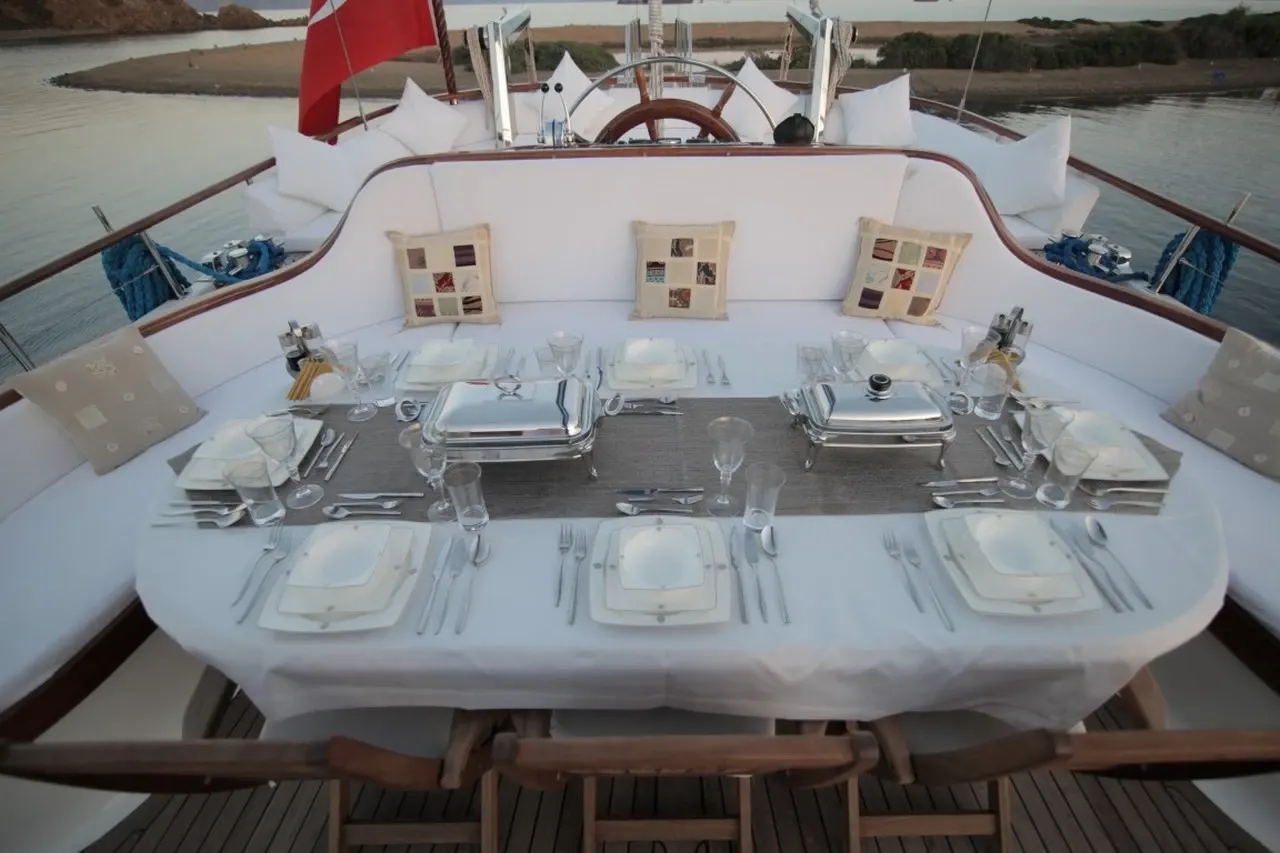 Ece Berrak sailing in Marmaris