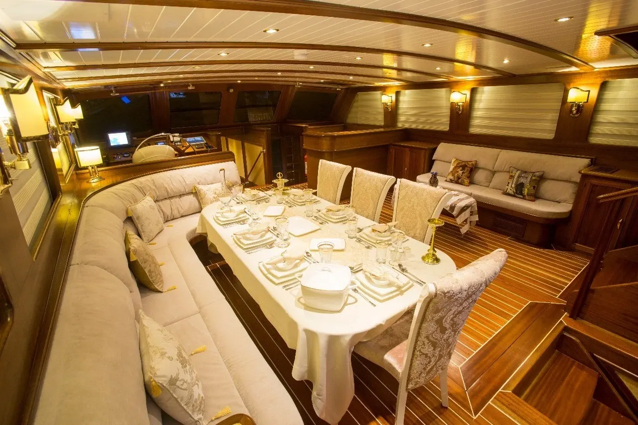 Ece Berrak sailing in Marmaris