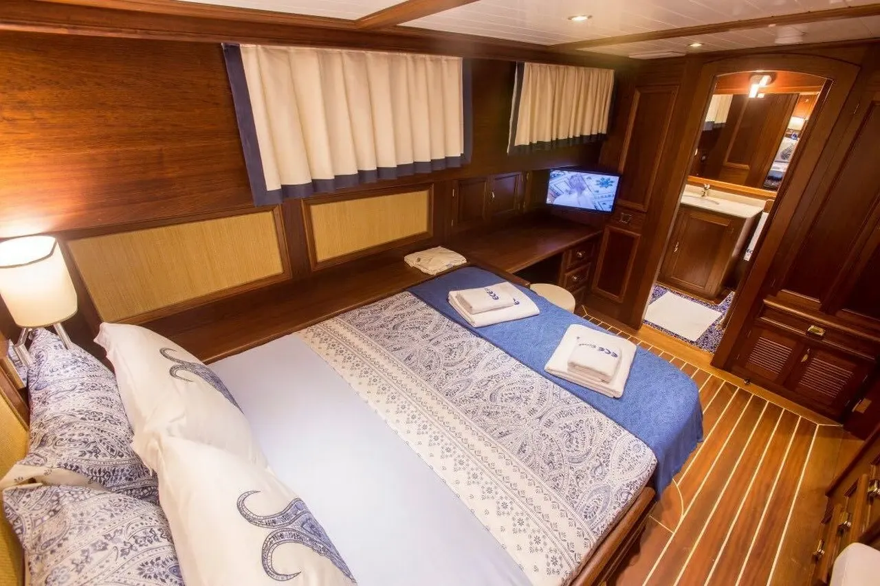 Ece Berrak sailing in Marmaris