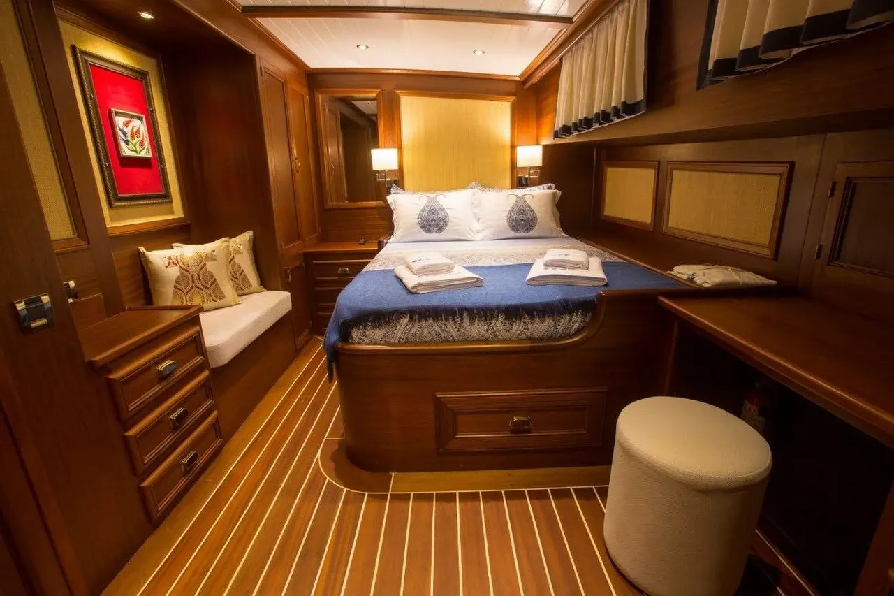Ece Berrak sailing in Marmaris