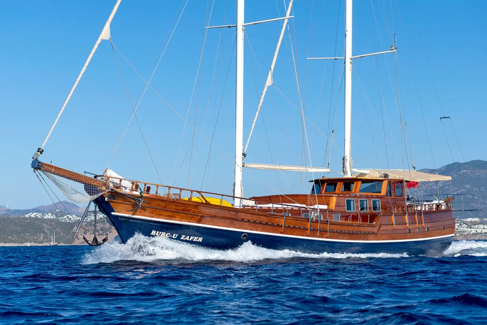 Burc-u Zafer  sailing in Bodrum