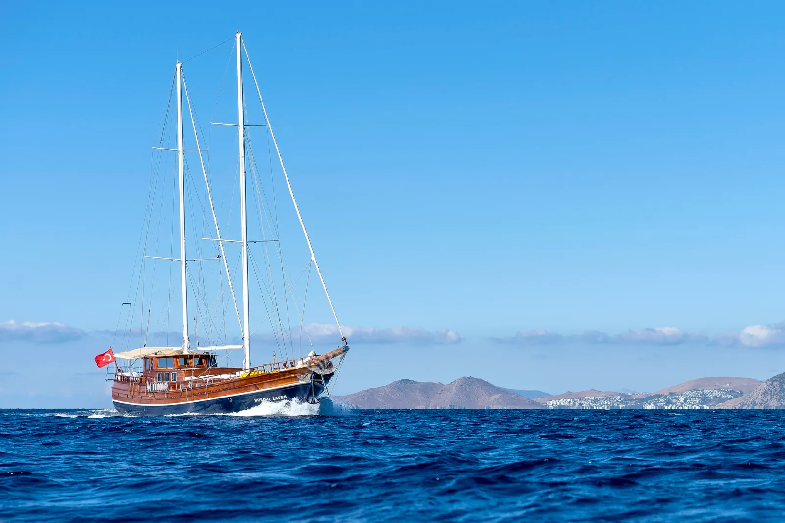Burc-u Zafer  sailing in Bodrum