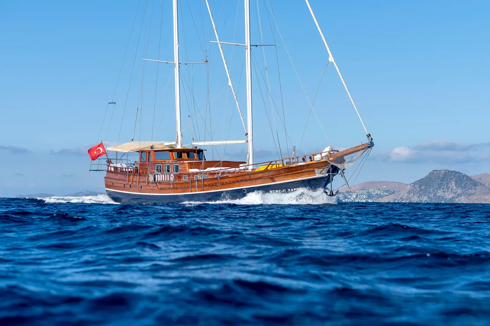 Burc-u Zafer  sailing in Bodrum