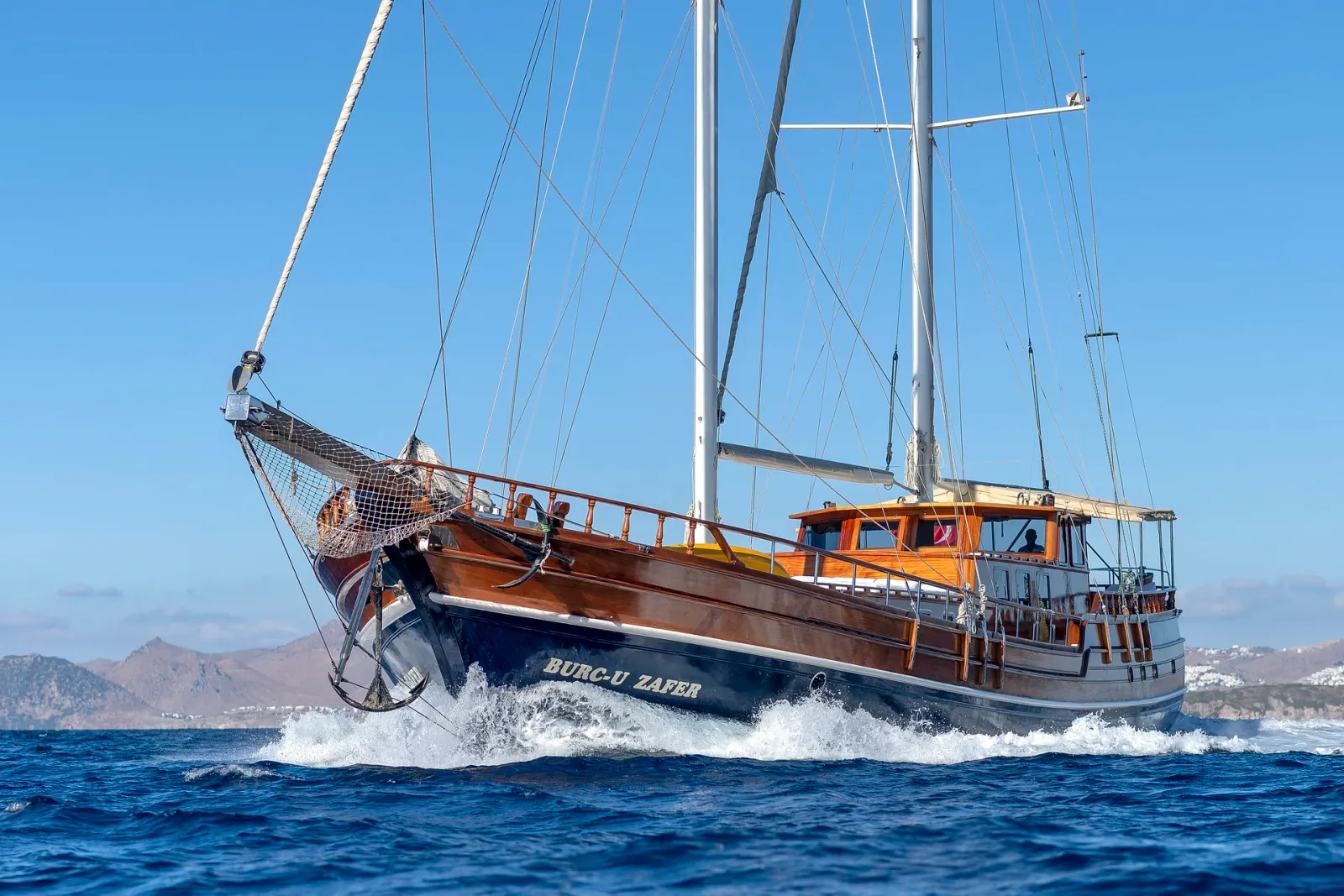 Burc-u Zafer  sailing in Bodrum