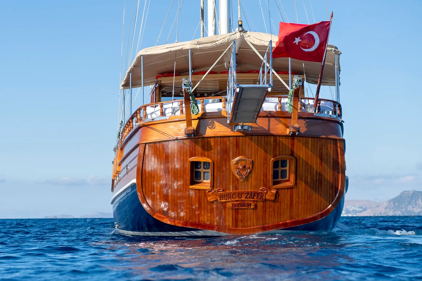 Burc-u Zafer  sailing in Bodrum
