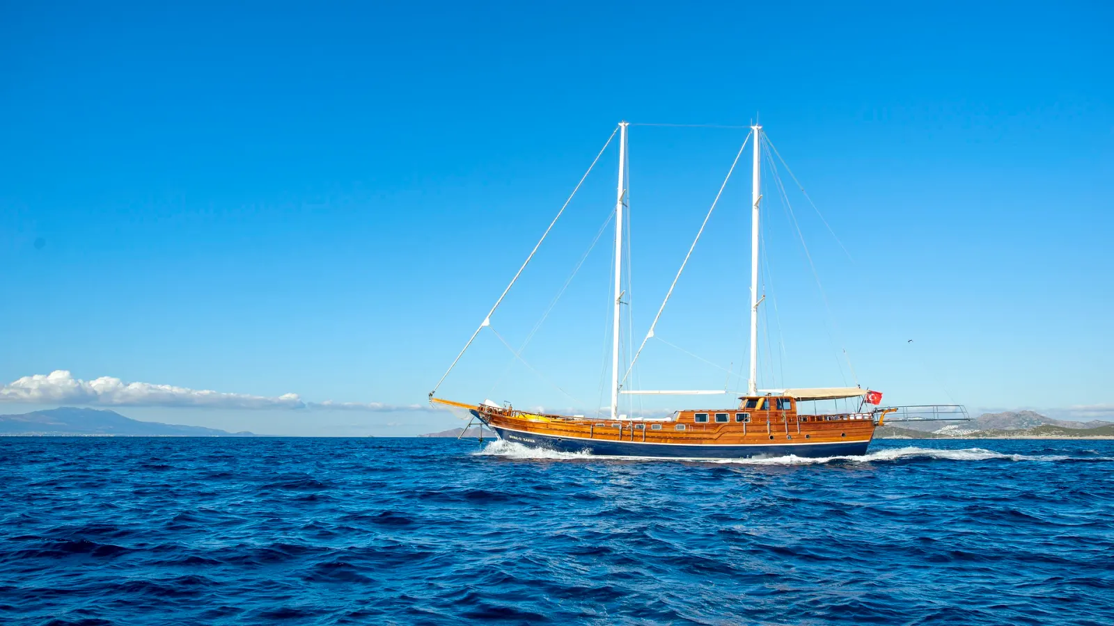 Burc-u Zafer  sailing in Bodrum