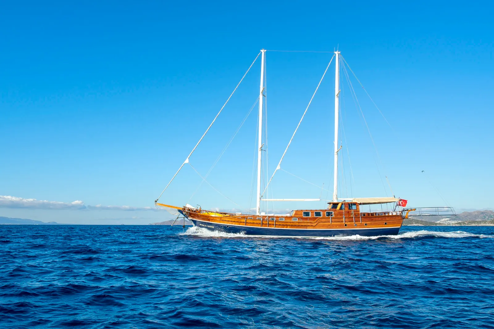 Burc-u Zafer  sailing in Bodrum
