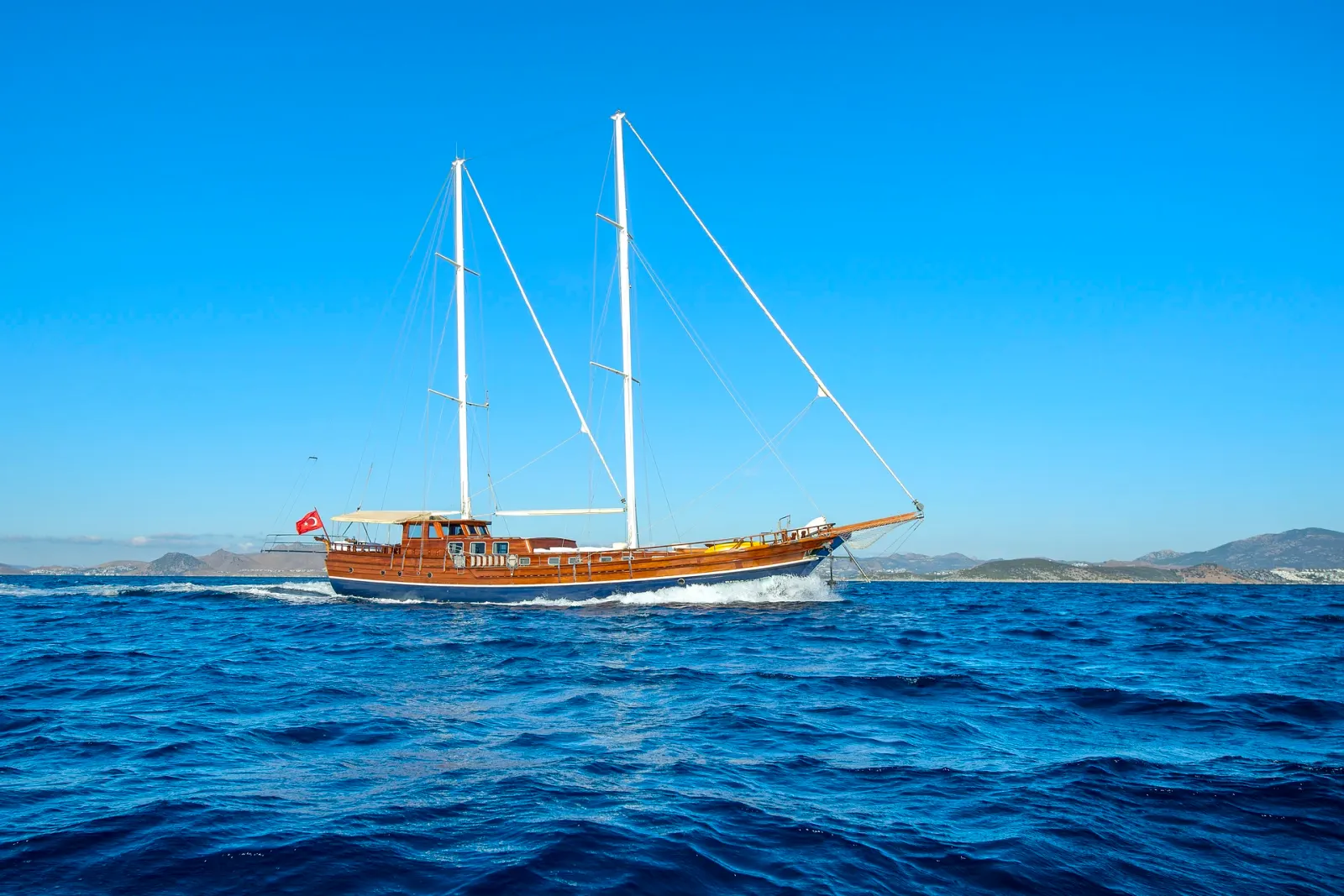 Burc-u Zafer  sailing in Bodrum