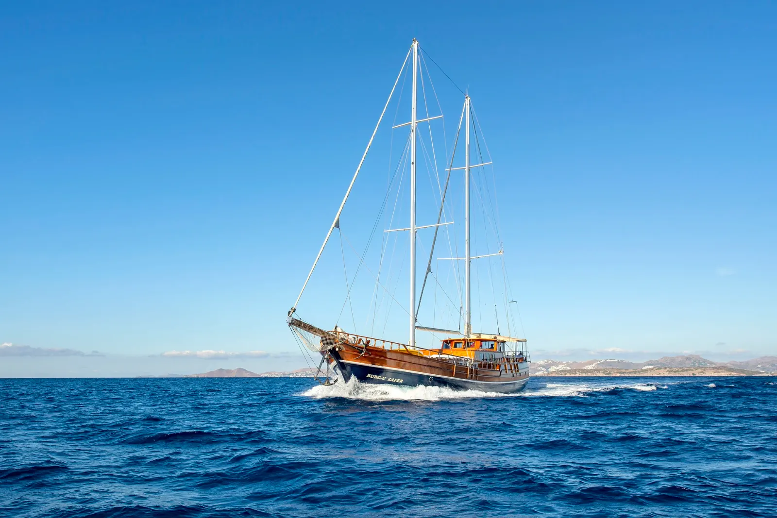 Burc-u Zafer  sailing in Bodrum