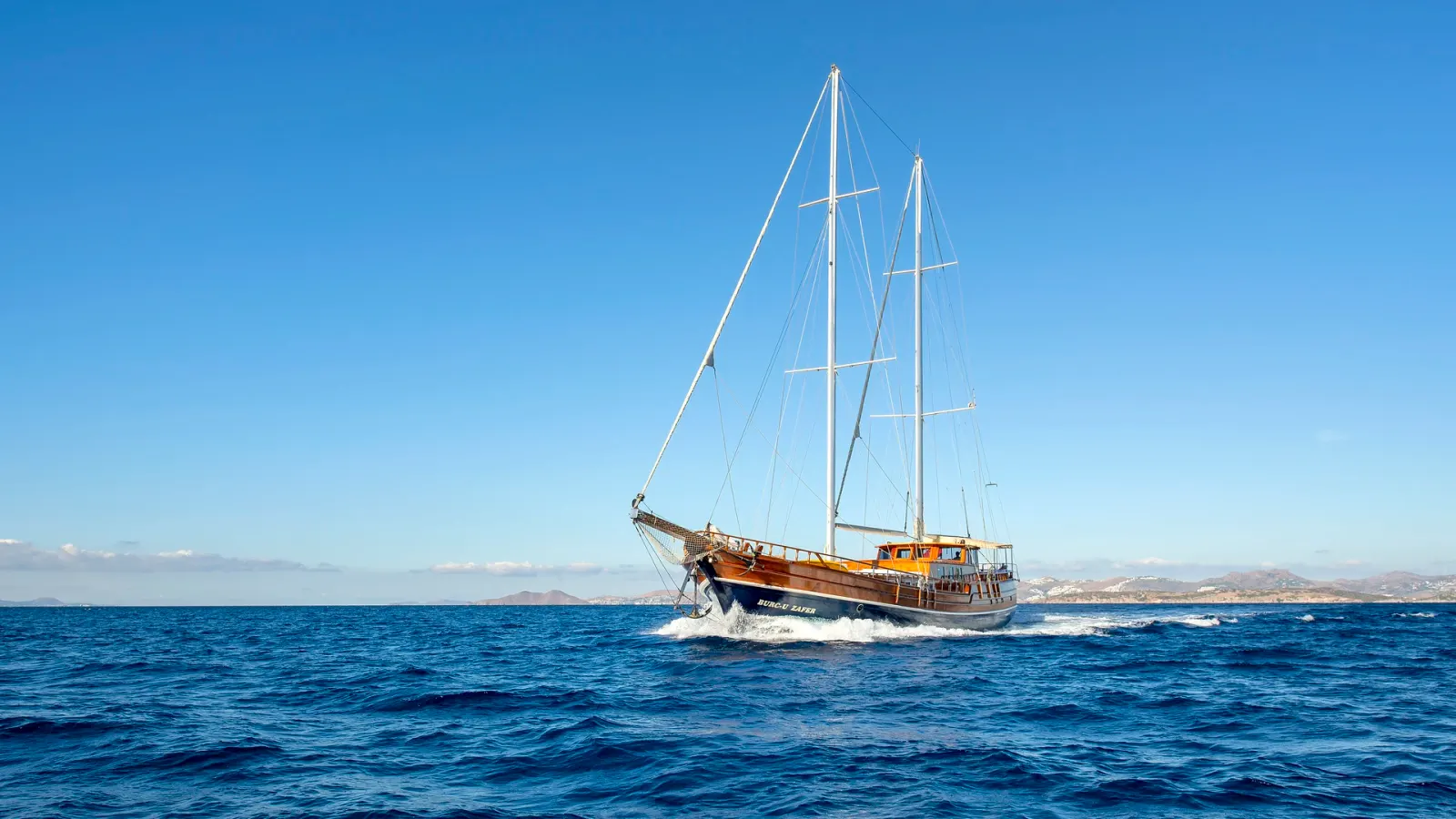 Burc-u Zafer  sailing in Bodrum