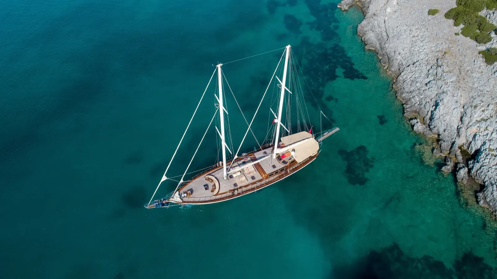 Zephyria II sailing in Bodrum