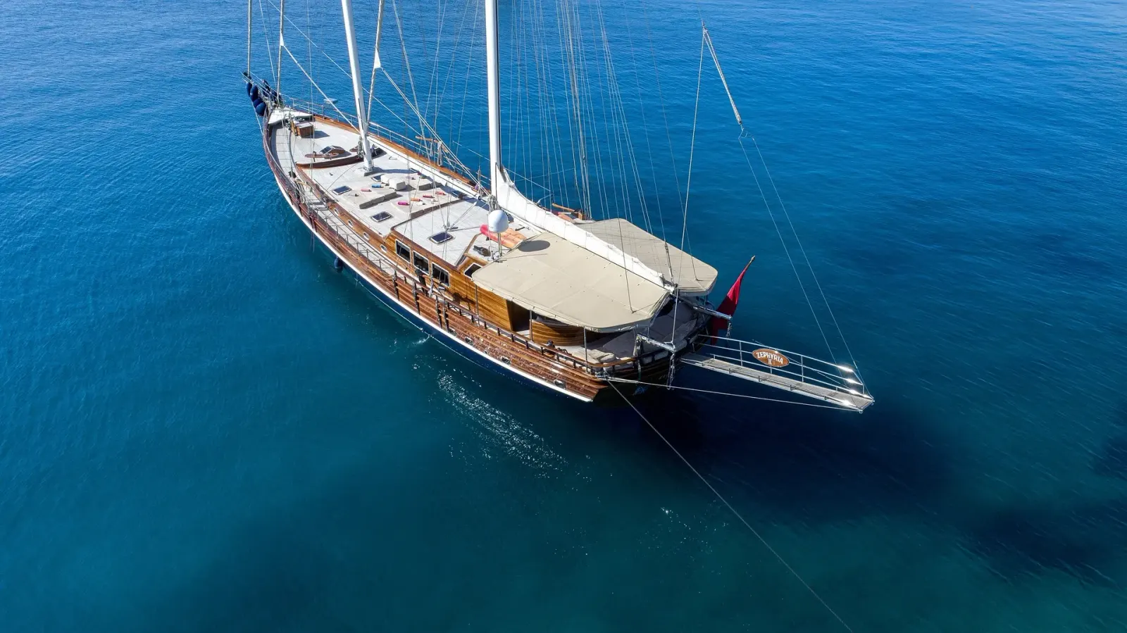 Zephyria II sailing in Bodrum