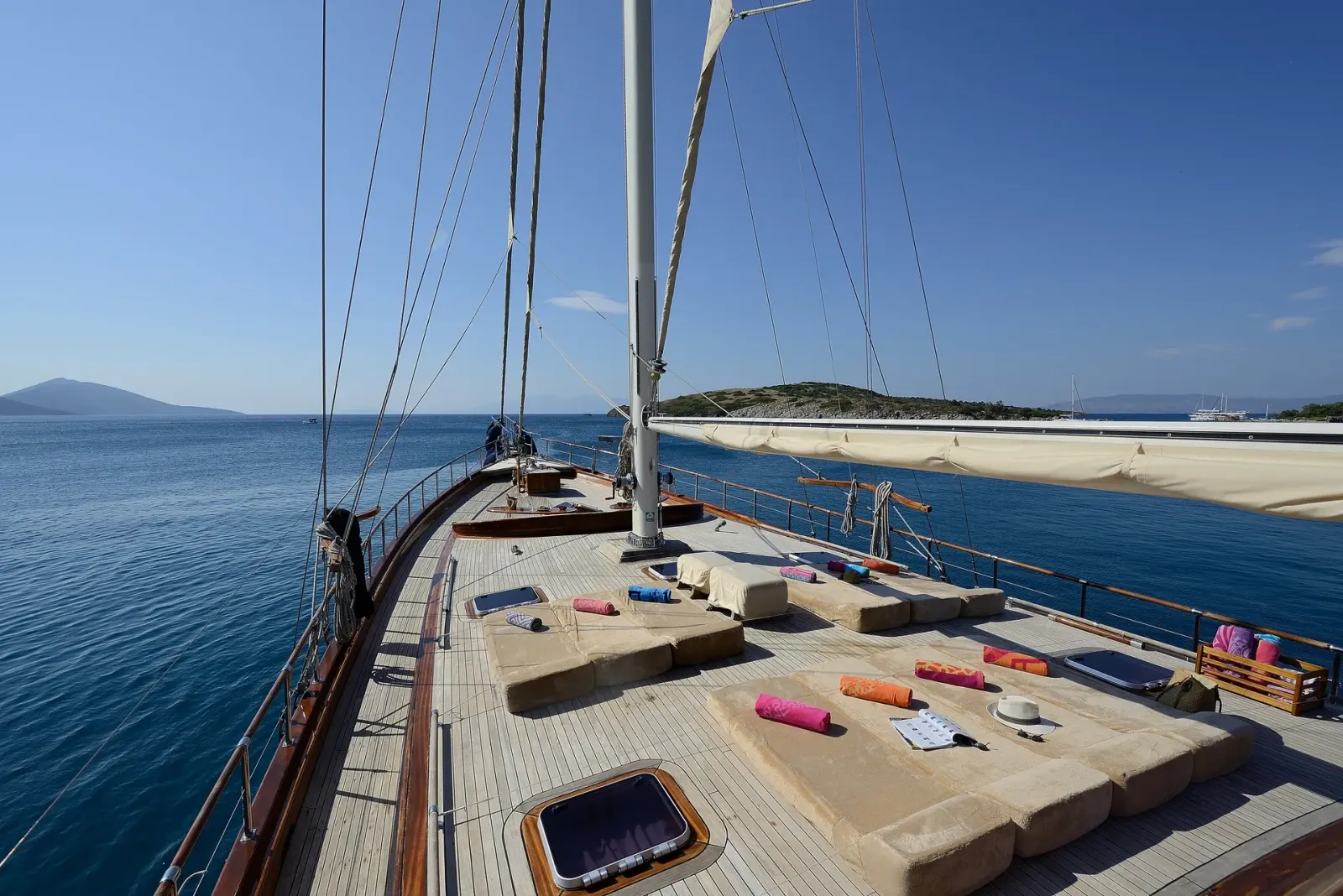 Zephyria II sailing in Bodrum