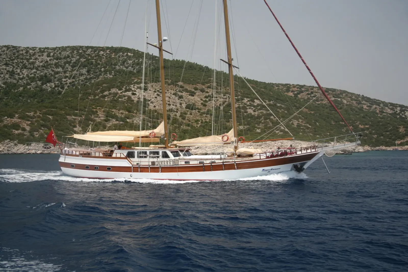  Kaya Güneri II sailing in Bodrum