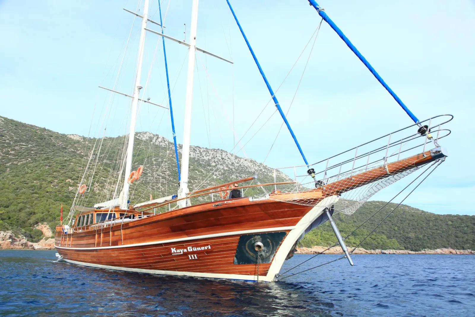 Kaya Guneri III sailing in Bodrum