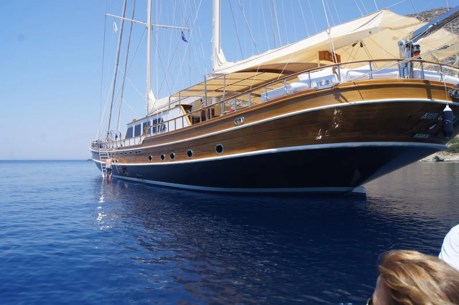 Kaya Guneri V sailing in Bodrum