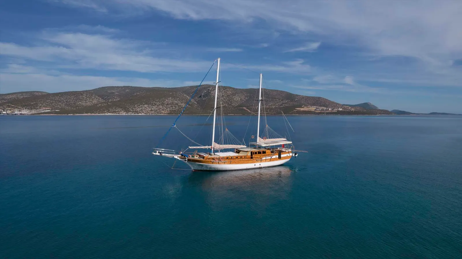 Fatos sailing in Bodrum