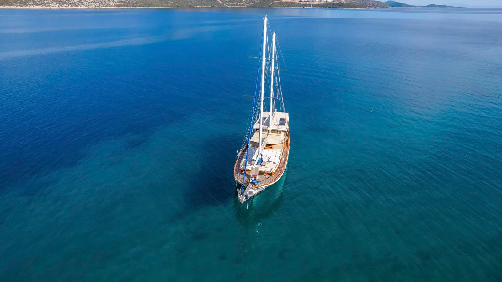 Fatos sailing in Bodrum